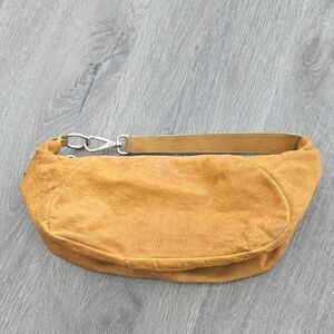 Miu Miu mustard yellow hobo bag small